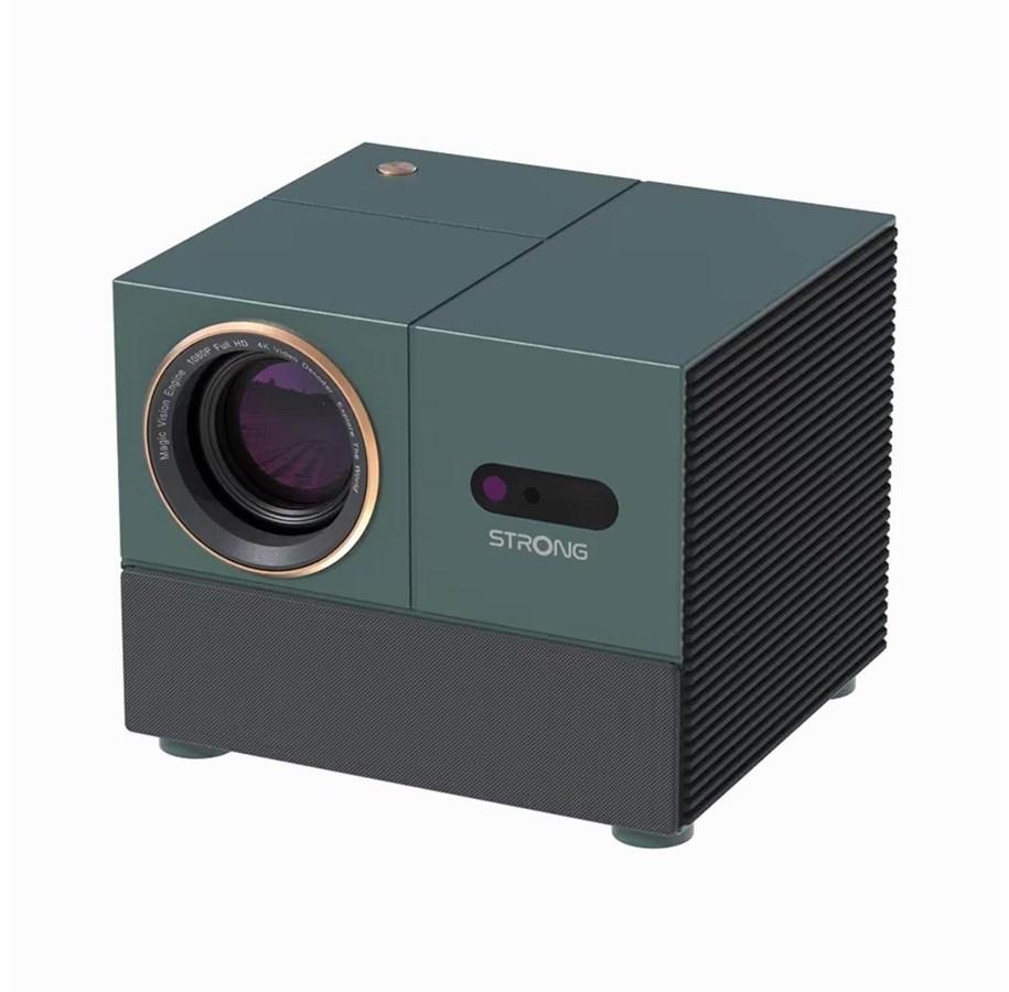 Grön Strong MIRA 1 Full HD-projektor framifrån